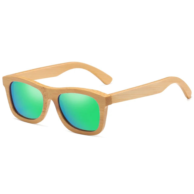 Vintage Bamboo And Wood Sunglasses