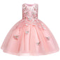 Girls Butterfly Dress light pink