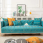 Modern Chenille Jacquard Sofa Blanket - LLN Bohemia-Green 90*160 - Sofa blanket