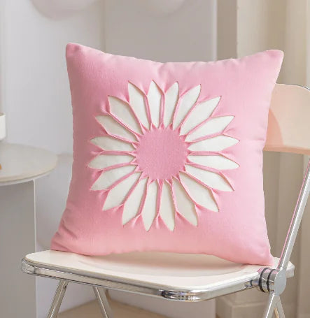 Modern Minimalist Sunflower Sofa Pillow Cover - Kia Day Design