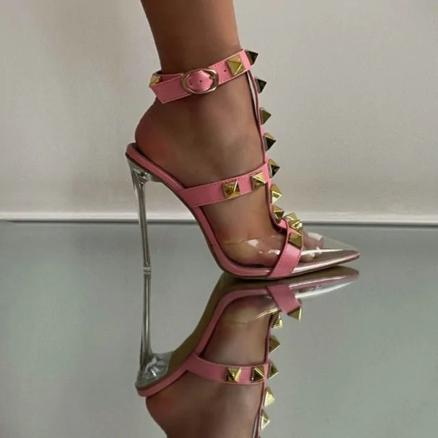 Women's High Heels Rivet - - heels