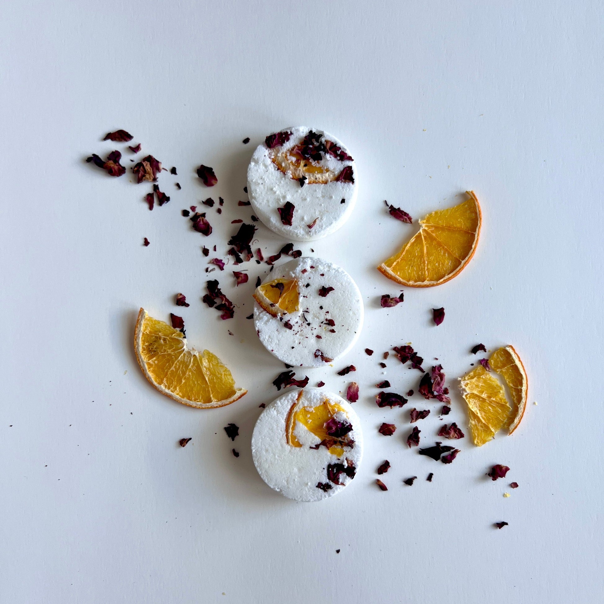 Burst - Menthol, Rose & Orange Shower Steamer - - Shower Steamers