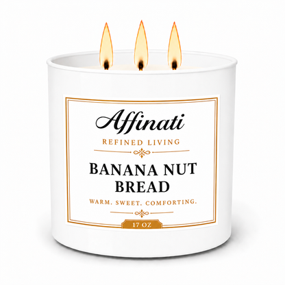 Banana Nut Bread 3-Wick Candle - - 3-Wick Candle