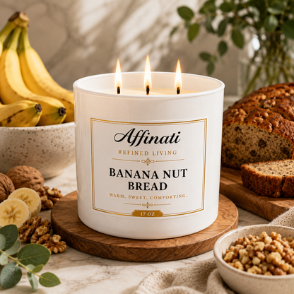 Banana Nut Bread 3-Wick Candle - - 3-Wick Candle