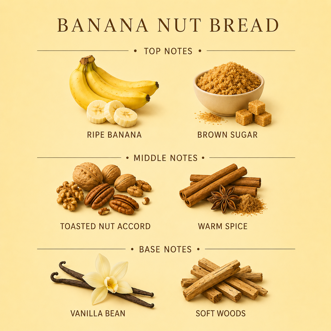 Banana Nut Bread 3-Wick Candle - - 3-Wick Candle