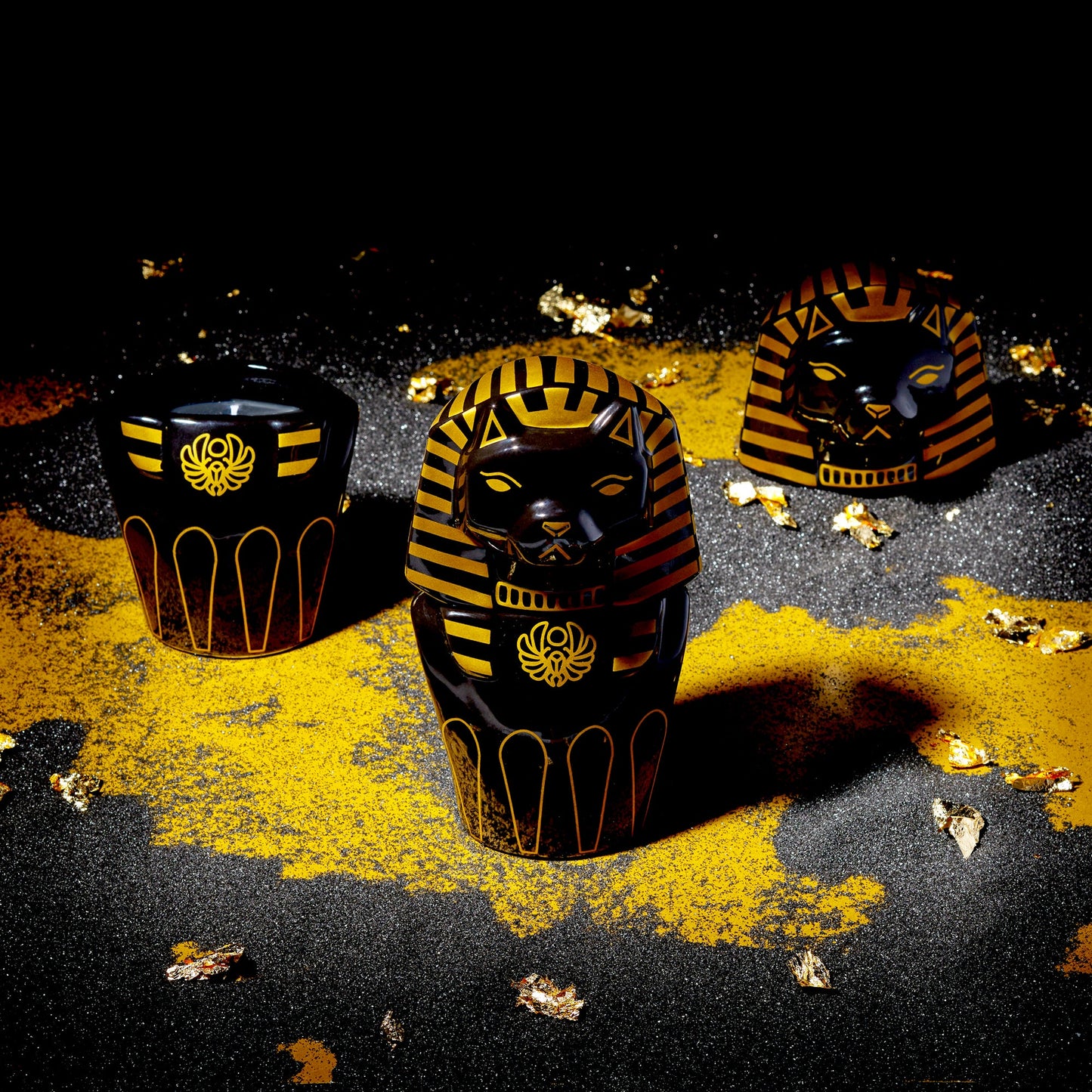 Bastet Cat - Jewel Candle Ceramic - - Jewel Candle