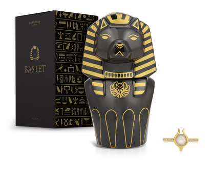 Bastet Cat - Jewel Candle Ceramic - Ring - Jewel Candle