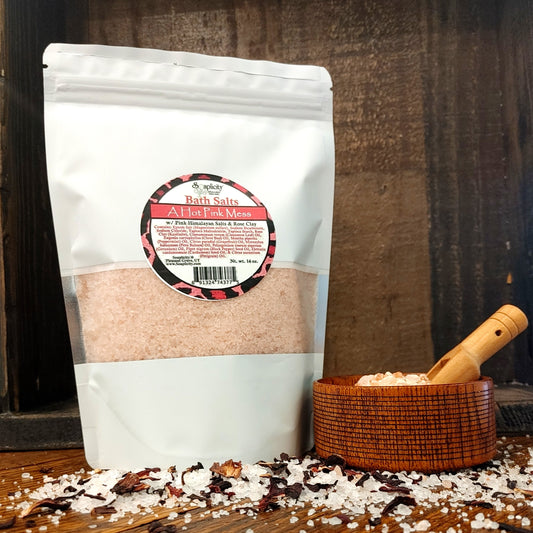 A Hot Pink Mess Bath Salts - - Bath Salts