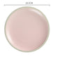 Morandi Ceramic Round Dinner Plates - Pink 10inches - plates
