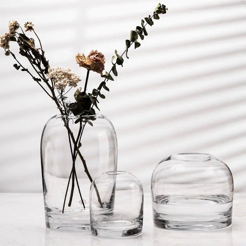 European Style Simple Vase Creative INS Glass Flower Ware