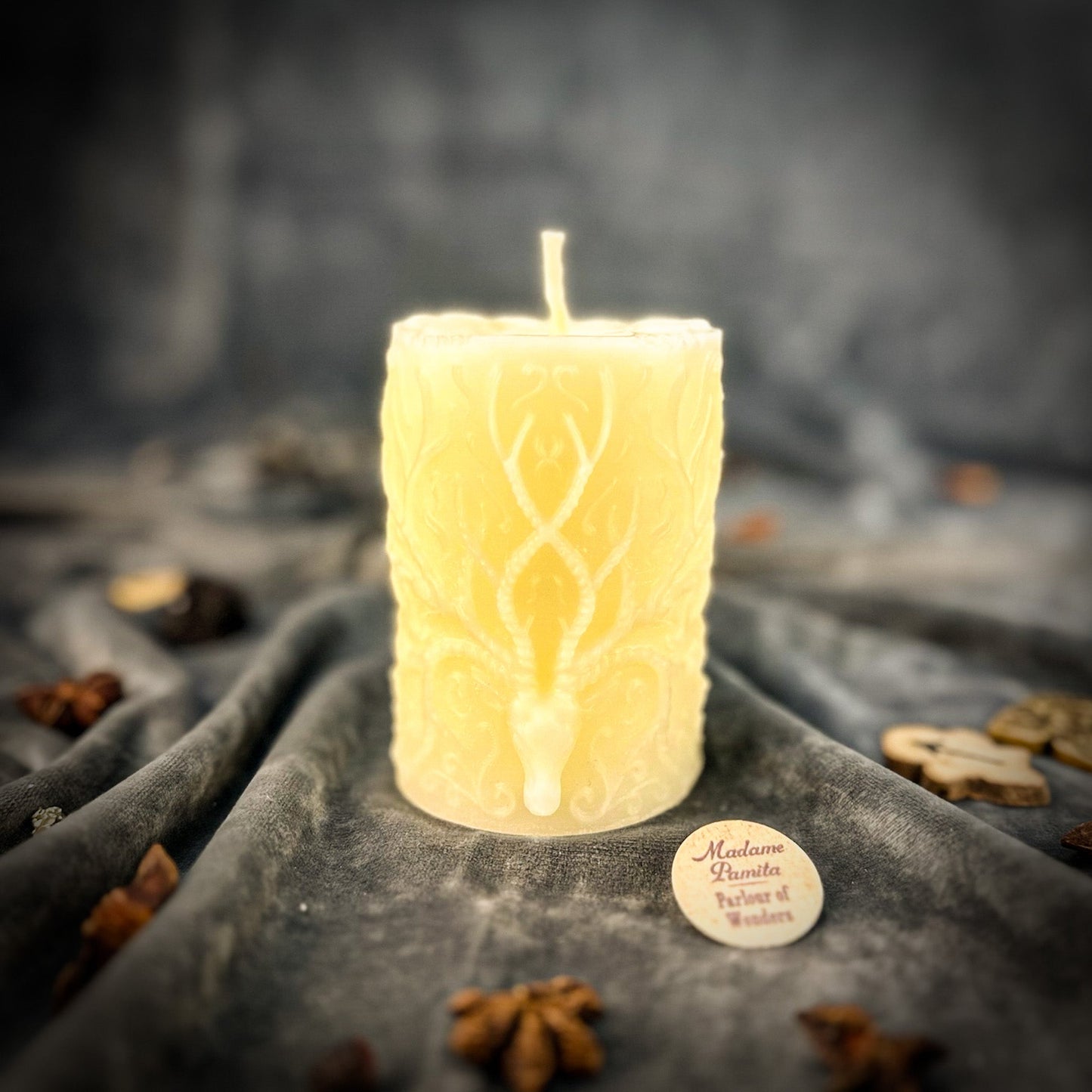 Stag of the Quest Candle Spell Kit - Spiritual Guidance & Life's Mission Magic - White (Blessings) - Candle Spell Kit