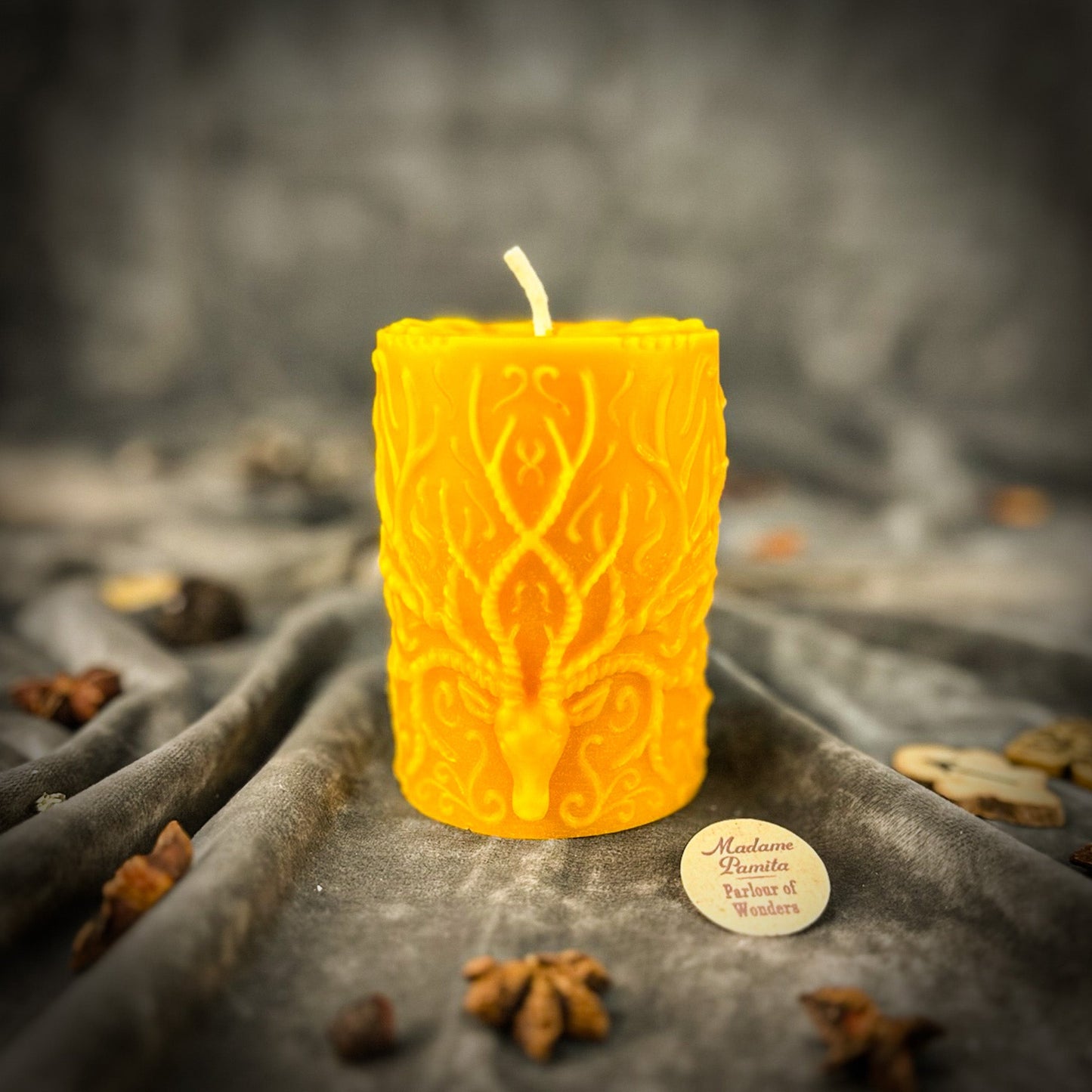 Stag of the Quest Candle Spell Kit - Spiritual Guidance & Life's Mission Magic - Yellow (Success) - Candle Spell Kit
