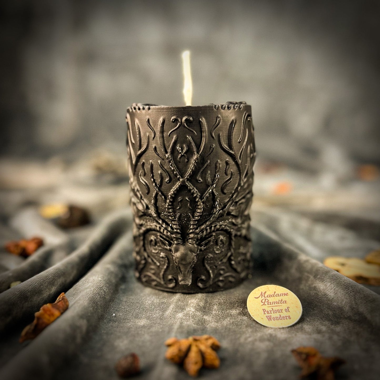 Stag of the Quest Candle Spell Kit - Spiritual Guidance & Life's Mission Magic - Black (Protection) - Candle Spell Kit