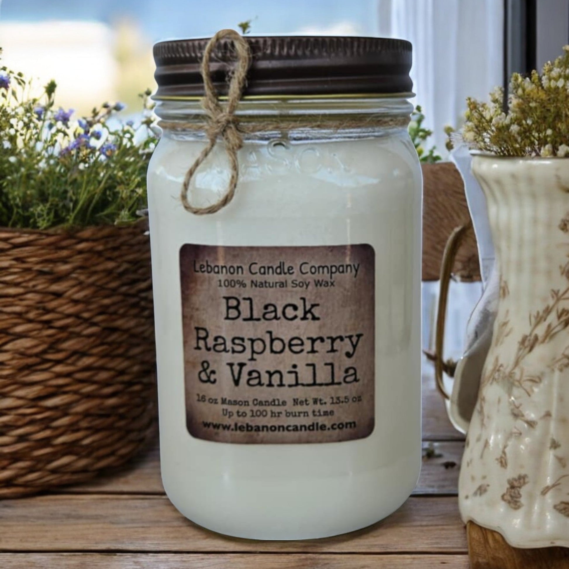 Black Raspberry & Vanilla Candle - - Candles & Melts