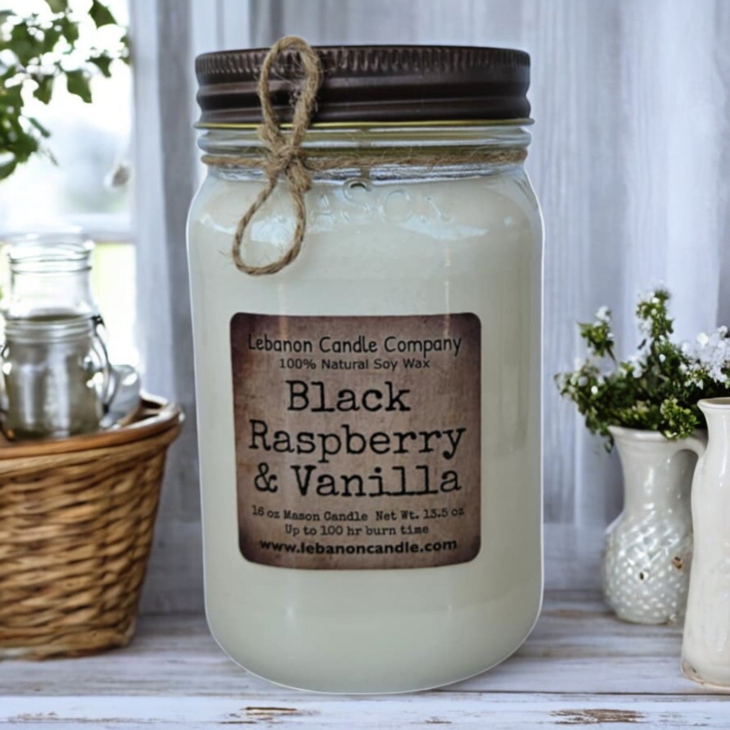 Black Raspberry & Vanilla Candle - - Candles & Melts