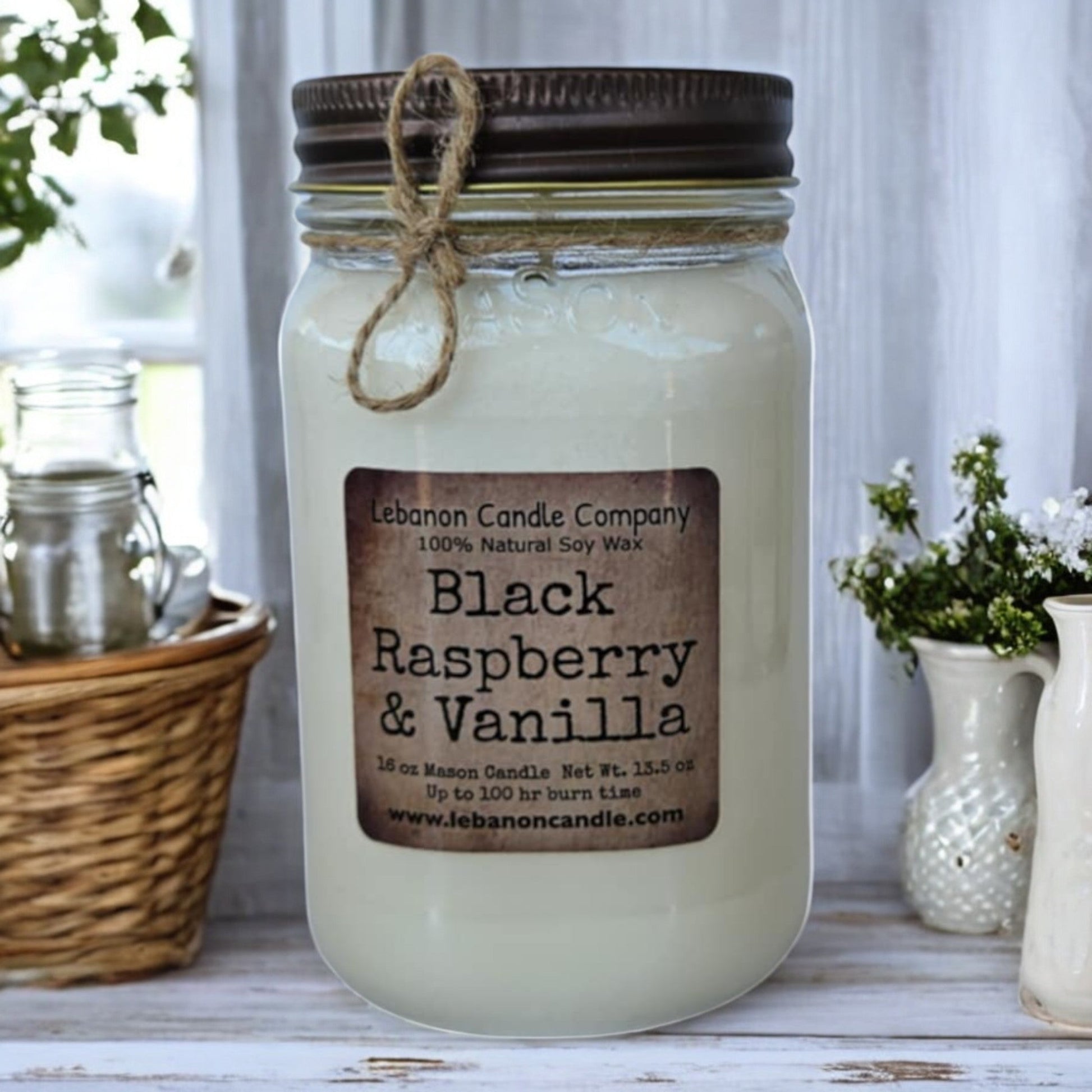 Black Raspberry & Vanilla Candle - - Candles & Melts