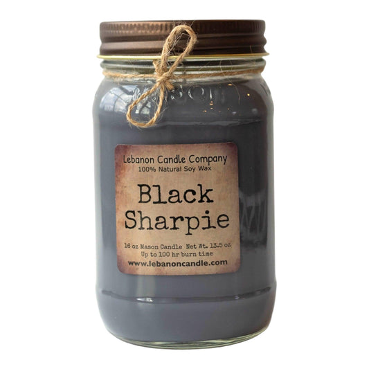 Black Sharpie Candle - - Candles & Melts