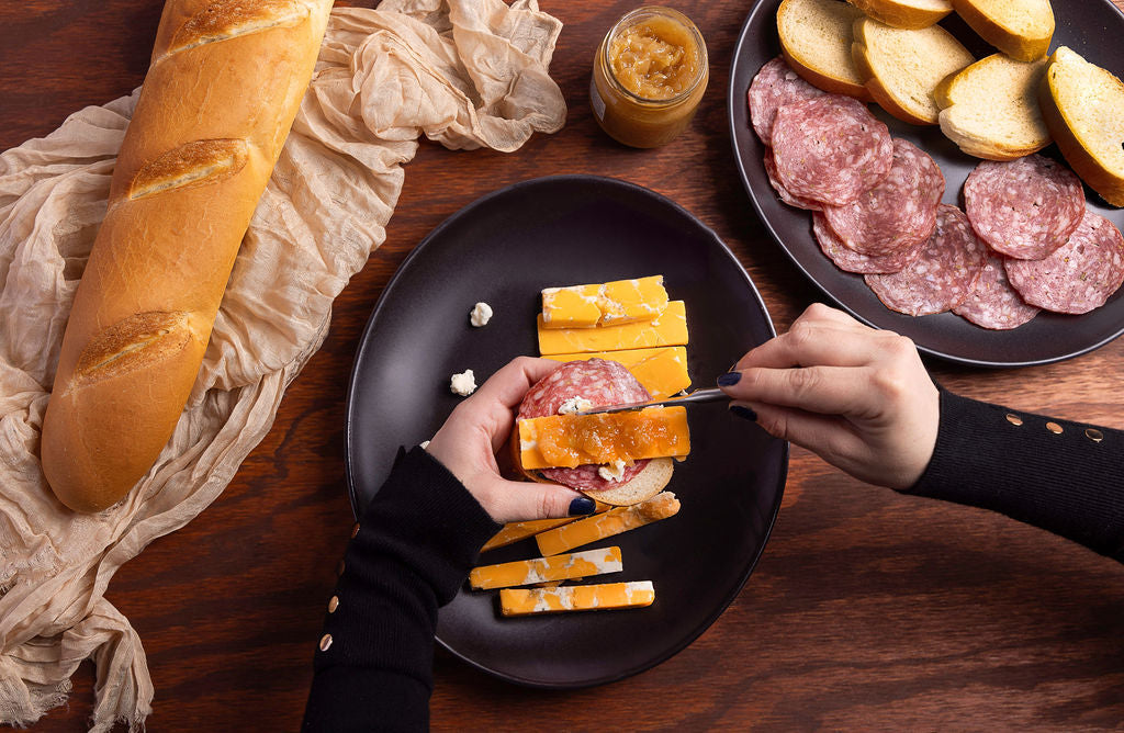 Blue Cheese Cheddar- Keystone Cheese- {{Product type}}