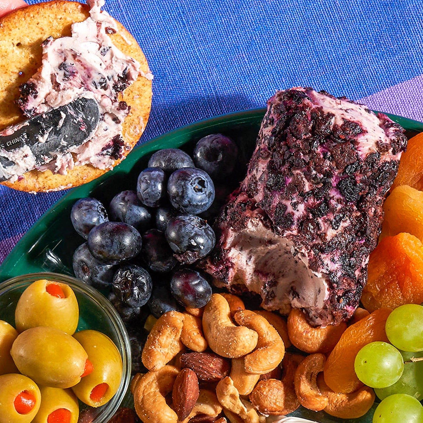 LaClare Blueberry Vanilla Goat Cheese- Keystone Cheese- {{Product type}}