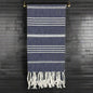 Classic Turkish Hand Towel Navy Blue