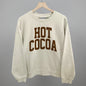 Hot Cocoa Arch - Oversized Boxy Crew Bone - POD - Apparel
