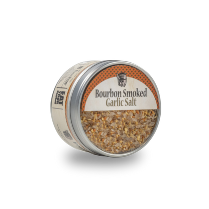 Bourbon Smoked Garlic Salt - 4oz Tin - Simple