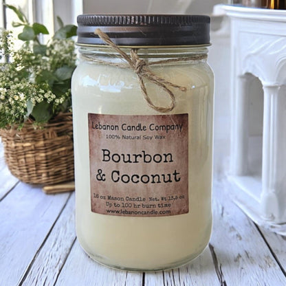 Bourbon & Coconut Candle - - Candles & Melts