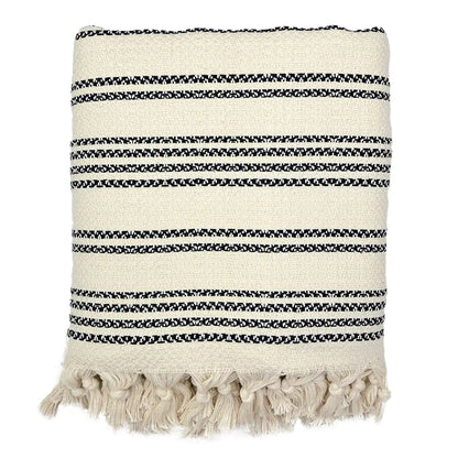 Woven Stripe Turkish Throw Kia Day Design