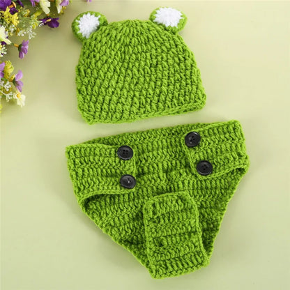 Frog Crochet Baby Hat