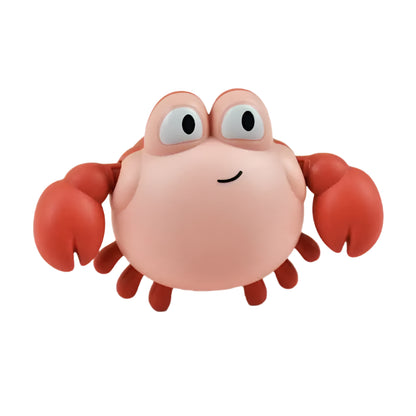 Baby Bath Toys Pink Crab 12x7cm