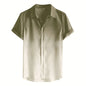 Gradient Color Casual Hawaiian Shirt - Kia Day Design