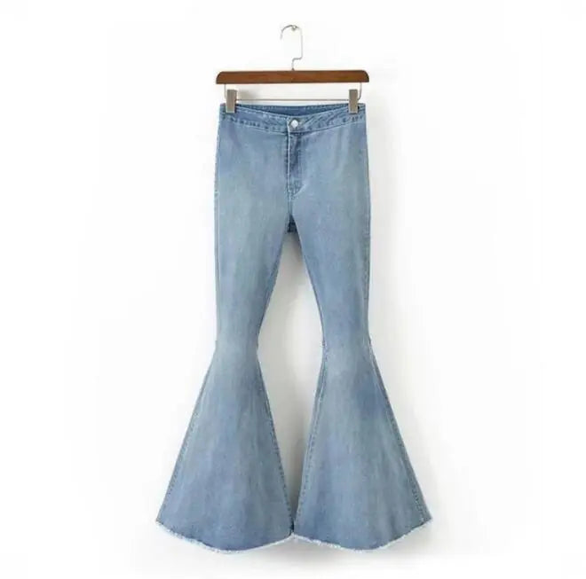 High-Waisted Slim Fit Stretch Jeans