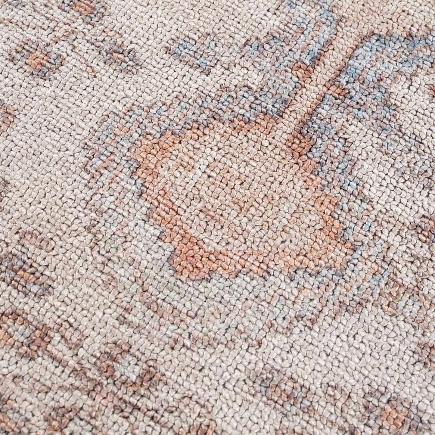 Analu Peach Washable Area Rug - - Rugs