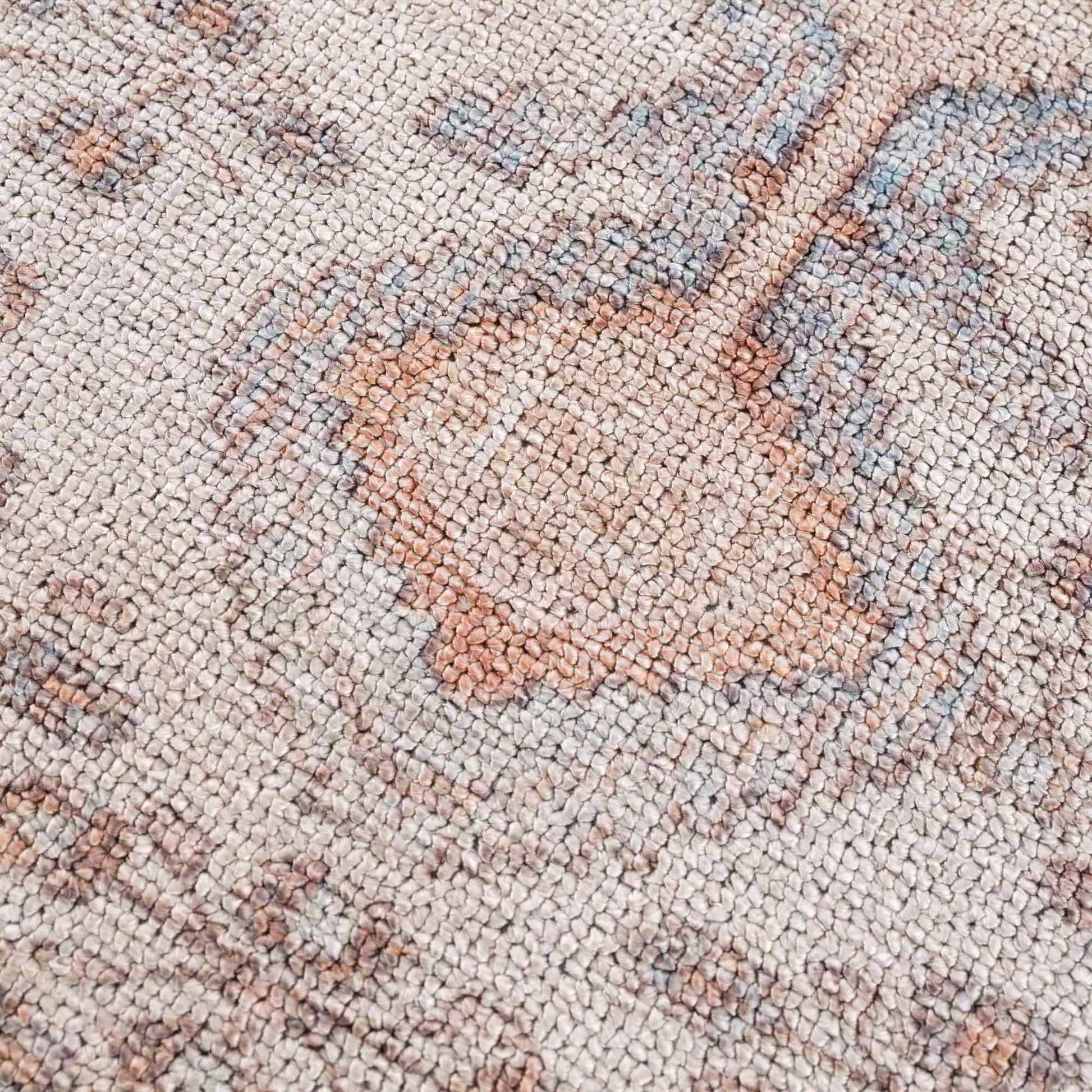 Analu Peach Washable Area Rug - - Rugs