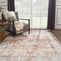 Beck Peach Washable Area Rug - - Rugs