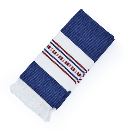 Preciosa Hand Towel Set - Blue & Red - Napkins