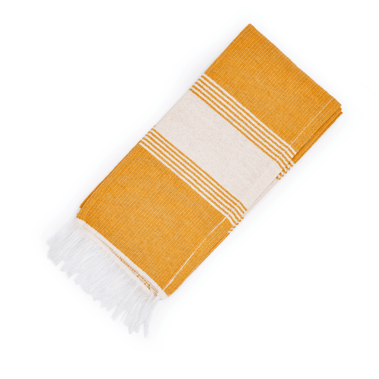 Preciosa Hand Towel Set - White & Yellow - Napkins