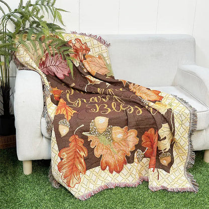 Bohemian Sofa Blanket - Premium Cotton Throw (In Stock) Kia Day Design