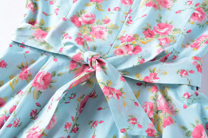 Swintager Vintage Hepburn Style Mint Green Dress - Kia Day Design