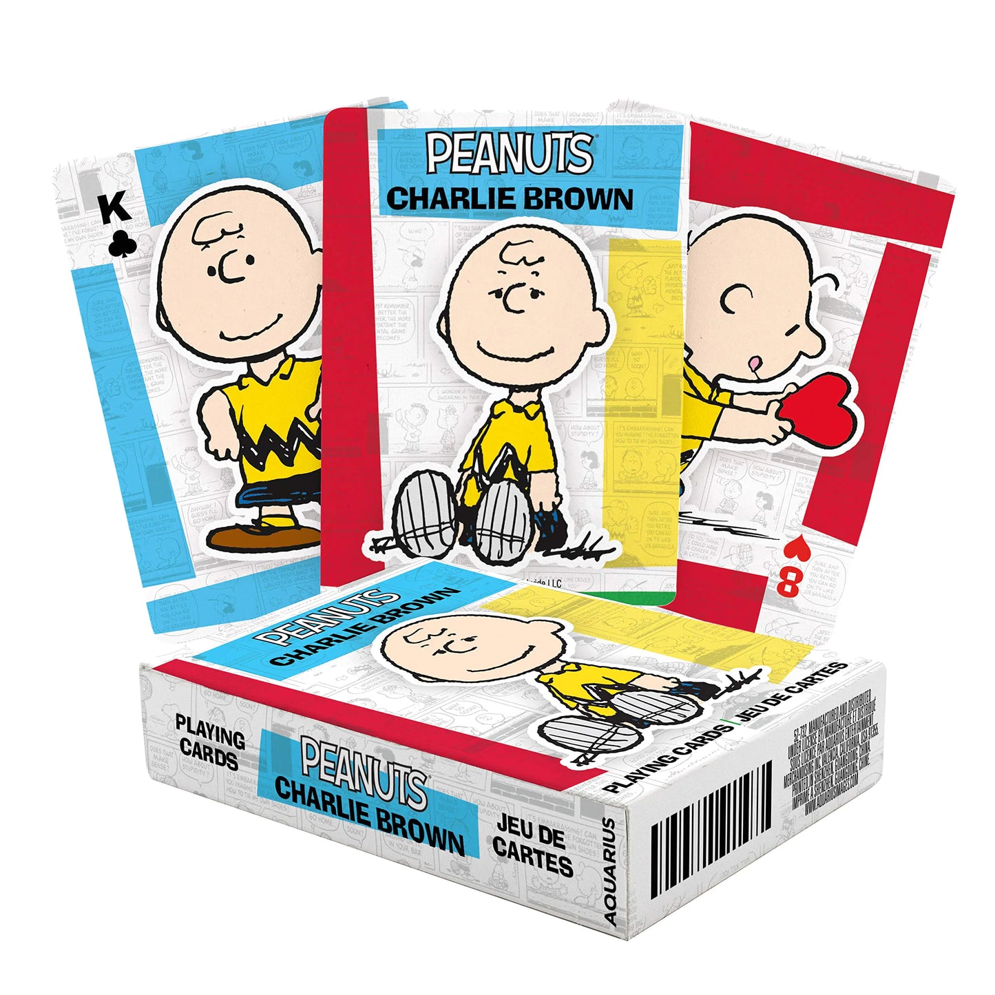 AQUARIUS Peanuts Charlie Brown Playing Cards - - cards