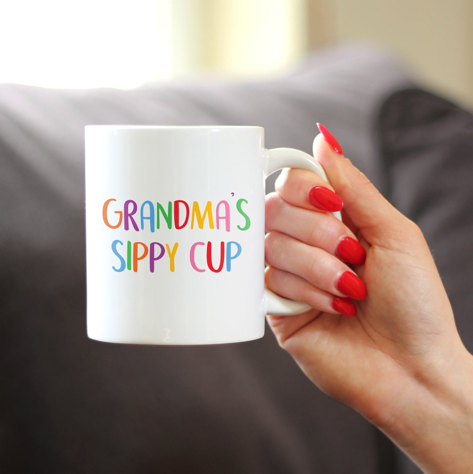 Grandma's Sippy Cup - Coffee Mug Gift for Grandmothers - Cute Birthday Cups - - Coffee Mugs