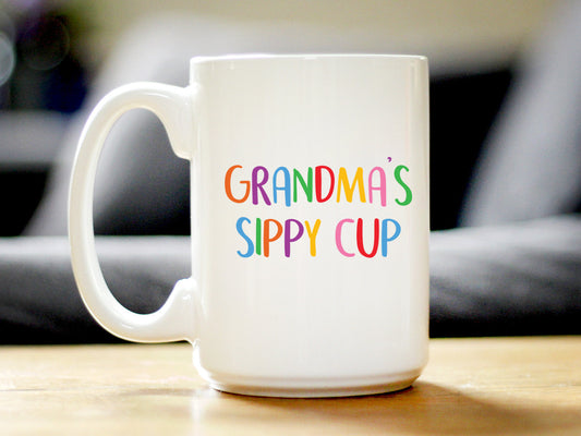 Grandmas Sippy Cup - Coffee Mug - 15 oz - Coffee Mugs
