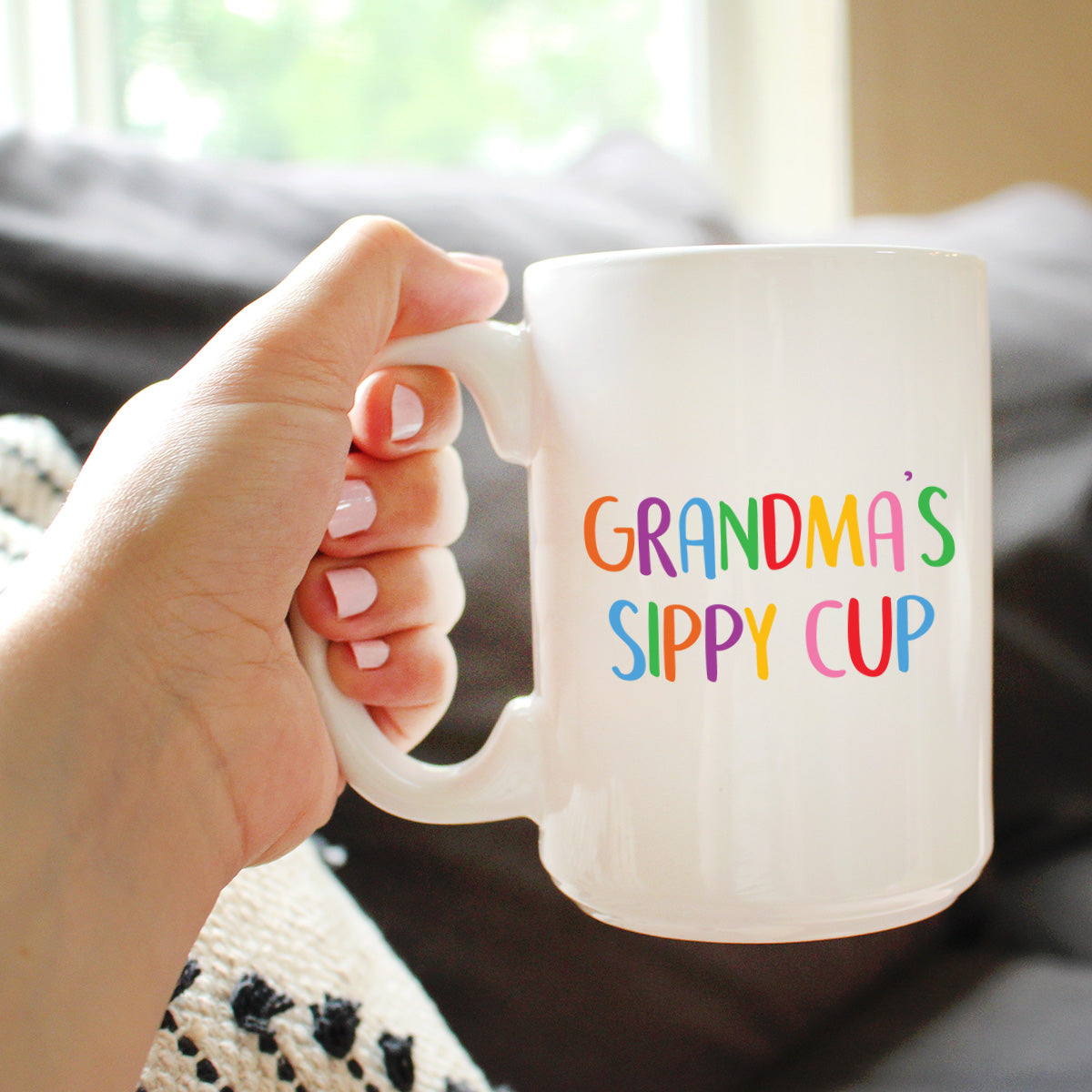 Grandma's Sippy Cup - Coffee Mug Gift for Grandmothers - Cute Birthday Cups - - Coffee Mugs