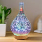 LED Light Humidifier Fireworks-Wood Base UK