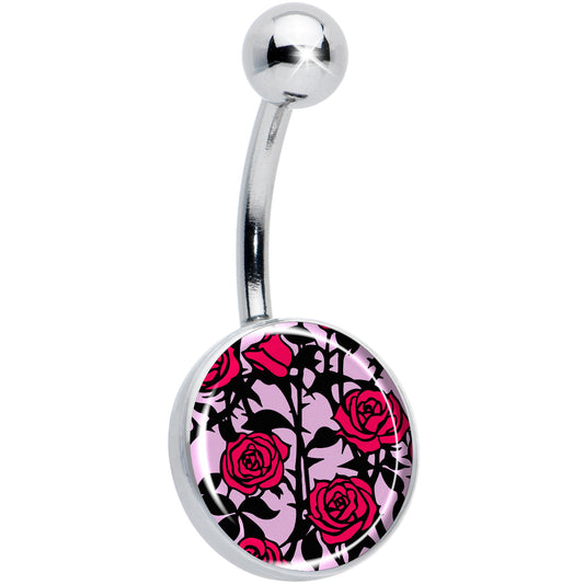 Blossom Creation Floral Love of Roses Belly Ring by Onyx O - - BELLY RING