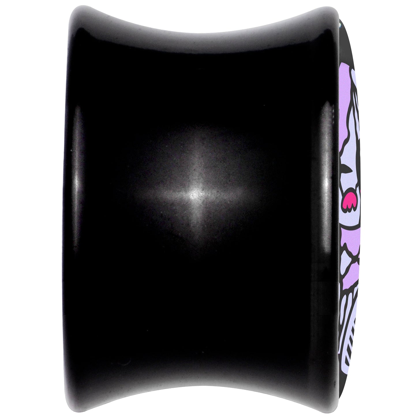 Attitude Teddy Bear Black Acrylic Saddle Plug Set by Onyx O - - PLUG Saddle