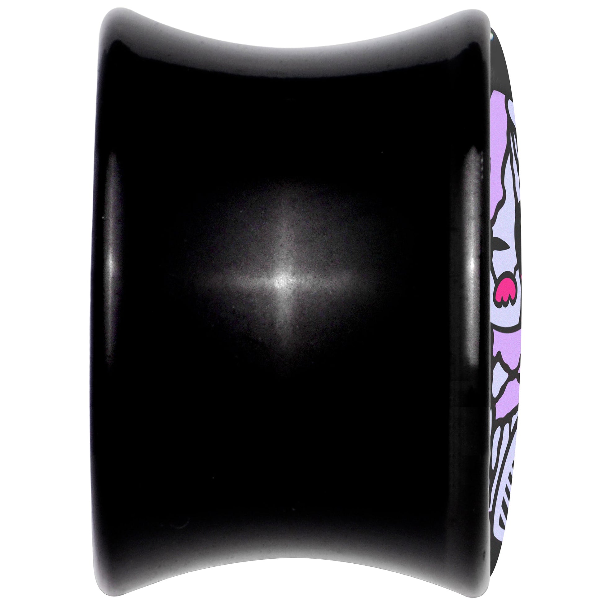 Attitude Teddy Bear Black Acrylic Saddle Plug Set by Onyx O - - PLUG Saddle