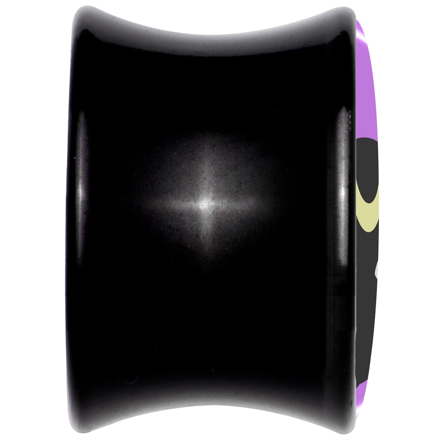 Black Mystic Kitty Cat Black Acrylic Saddle Plug Set by Onyx O - - PLUG Saddle
