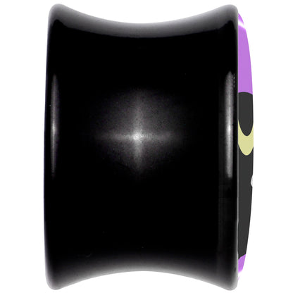 Black Mystic Kitty Cat Black Acrylic Saddle Plug Set by Onyx O - - PLUG Saddle