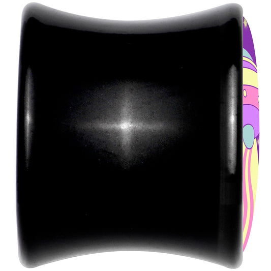 Style Space Invasion UFO Black Acrylic Saddle Plug Set by Onyx O - - PLUG Saddle